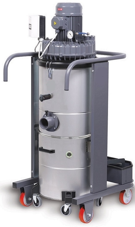Průmyslový vysavač BT-T 55 dry nerez s elektrickým oklepem filtru (4 kW)